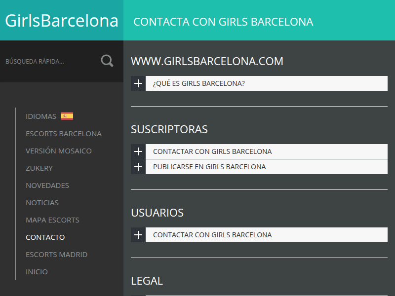 Контакты GirlsBarcelona
