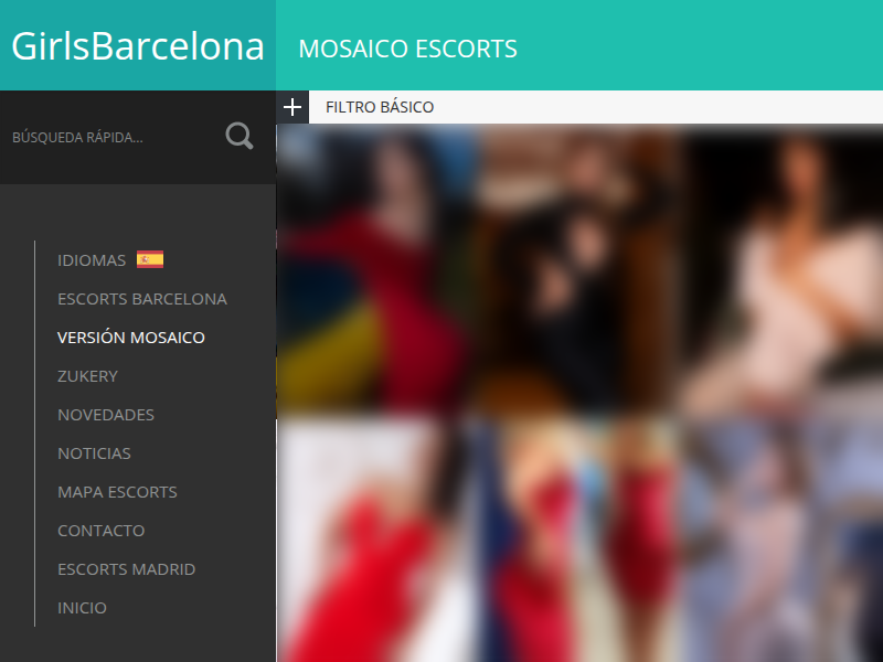 Мозаика Escorts Barcelona